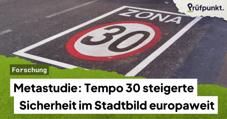 Metastudie belegt: Tempo-30-Zonen steigern Verkehrssicherheit in zahlreichen Städten